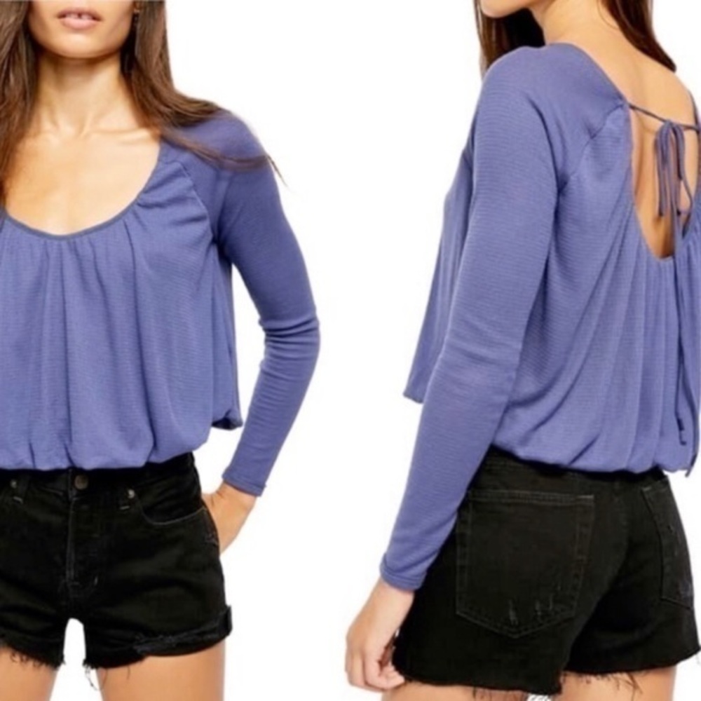 NEW Free People We the Free Waffle Top